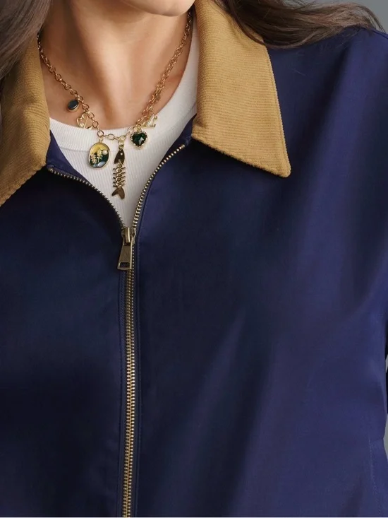 NWT Anthropologie The Rylie Bomber Jacket by Pilcro - Picture 7 of 8